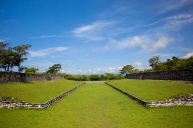 Ballcourt in Xochicalco clipart