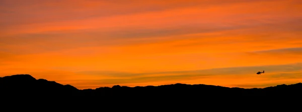Pôr do sol em Las Vegas. Panorama — Fotografia de Stock