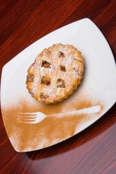 Elmalı kek dikey — Stok fotoğraf