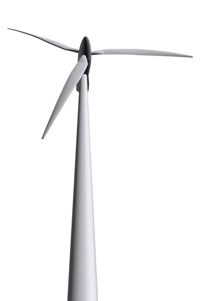 Ізольована вітрових турбін — стокове фото
