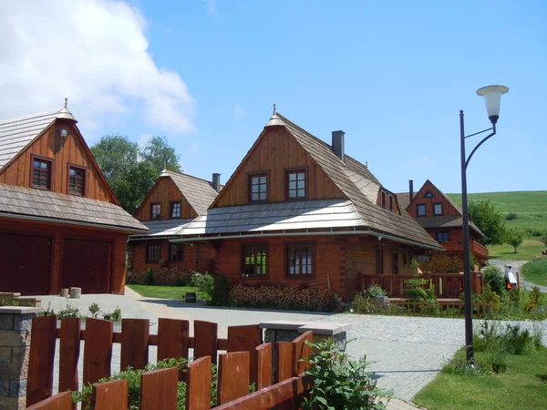 stock image Wooden houses