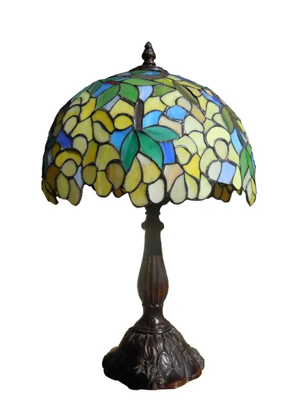 Lampada in vetro colorato Foto Stock Royalty Free