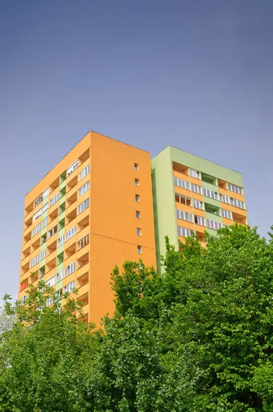 stock image Insulated block of flats