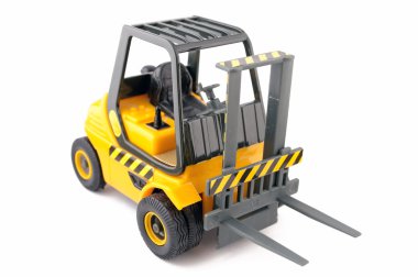 Toy forklift clipart