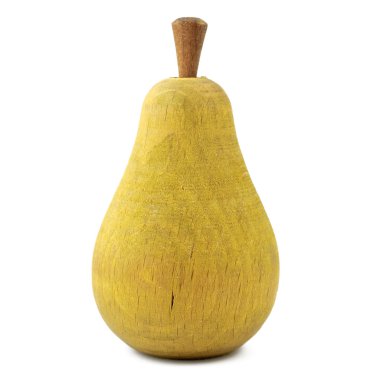 Wooden pear clipart