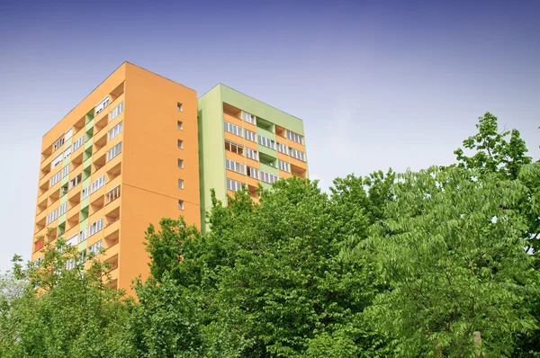 Insulated block of flats — Stock Photo, Image