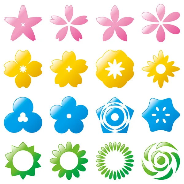 Blume Elemente / Symbol — Stockvektor