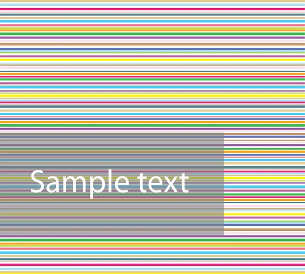 Цветной горизонтальный полосатый фон — стоковый вектор