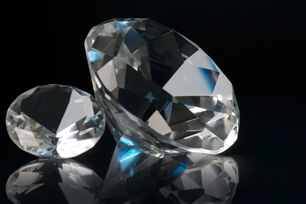 Dwa kryształy — Zdjęcie stockowe