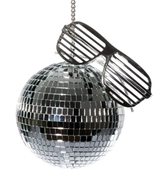stock image Disco ball with glasses