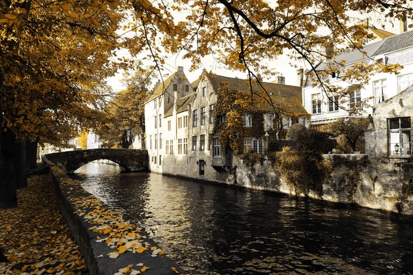 Autumn in old town — Stock Photo, Image
