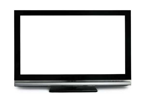 Плоский экран телевизора — стоковое фото