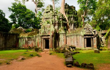 Ruins of the temples, Angkor Wat, Cambodia clipart