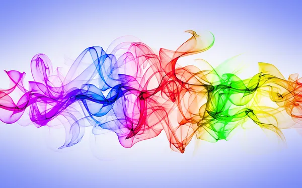 Абстрактный разноцветный дым Стоковое Изображение