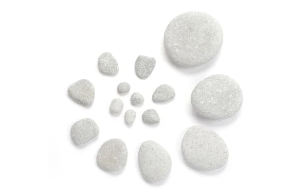 stock image Stones isolated on white