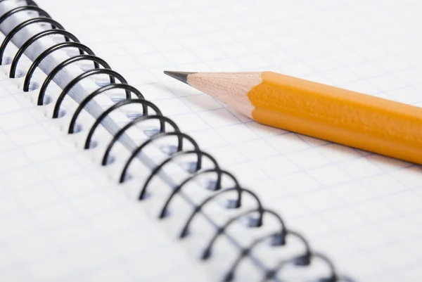 Blank notebook and pencil Royalty Free Stock Photos
