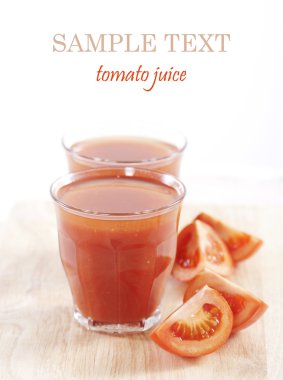 Fresh tomato juice clipart