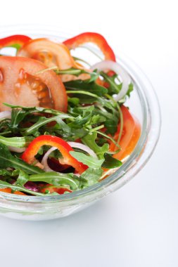 sağlıklı yeşil salata