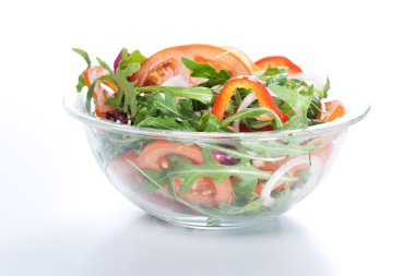 sağlıklı yeşil salata