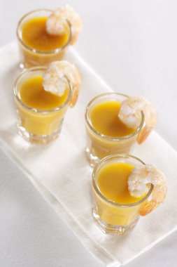 kaplan karides ile snack