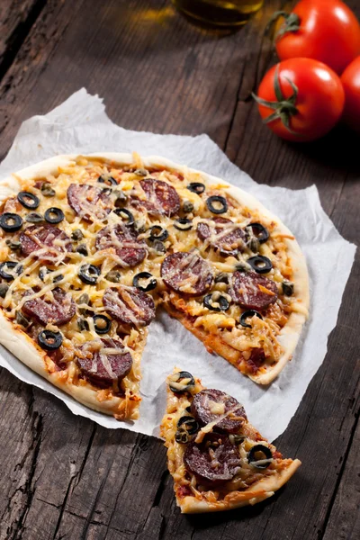 stock image Homemade pizza