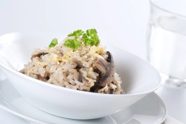 Mushroom risotto — Stock Photo, Image