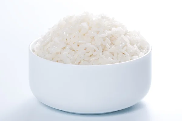 Рис в миске — стоковое фото