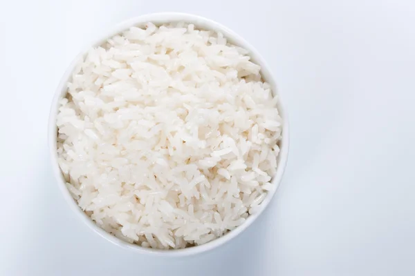 Rijst in een kom — Stockfoto