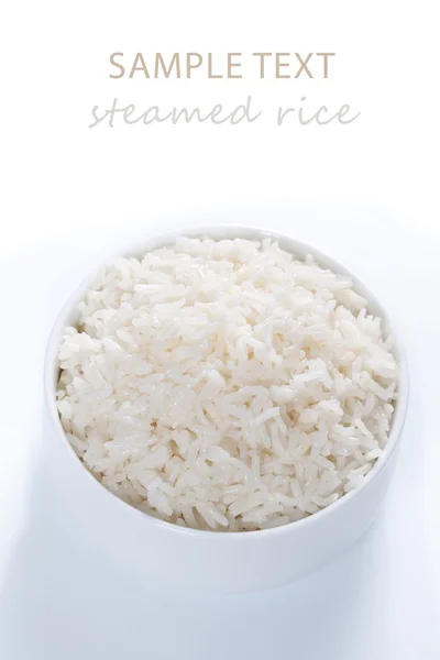 Reis in einer Schüssel — Stockfoto