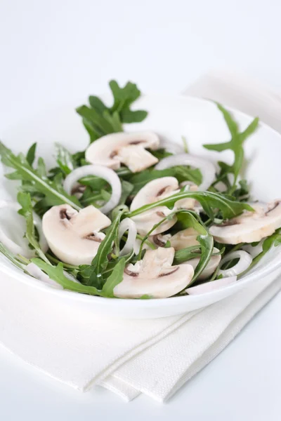 Rucola ve mantar salatası — Stok fotoğraf
