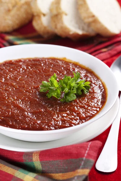 Sopa de tomate — Fotografia de Stock