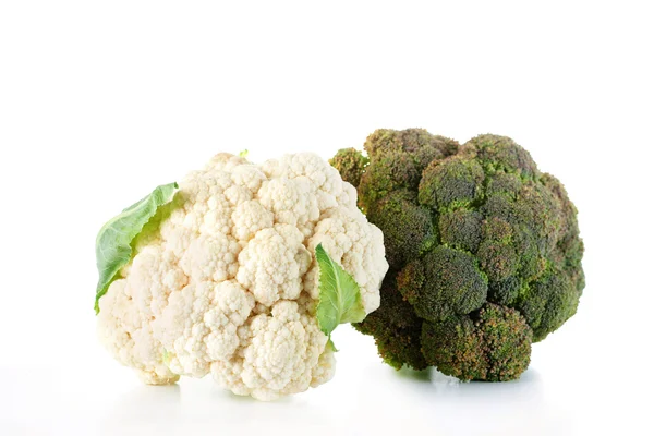 Broccoli și conopidă — Fotografie, imagine de stoc