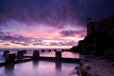 Dawn at Coogee - Sydney Beach clipart