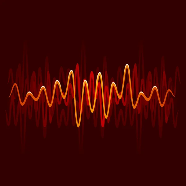 Spectre de forme d'onde sexy — Image vectorielle