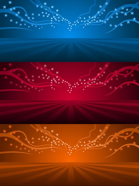 Magical banner background Royalty Free Stock Vectors