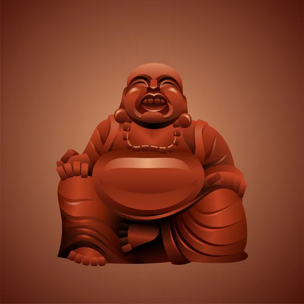 Сміючись Будди — стоковий вектор