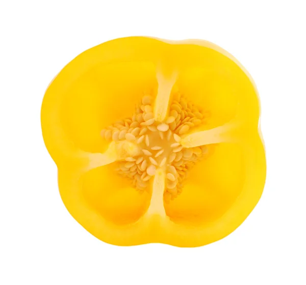 노란 벨 후추의 절반 — 스톡 사진