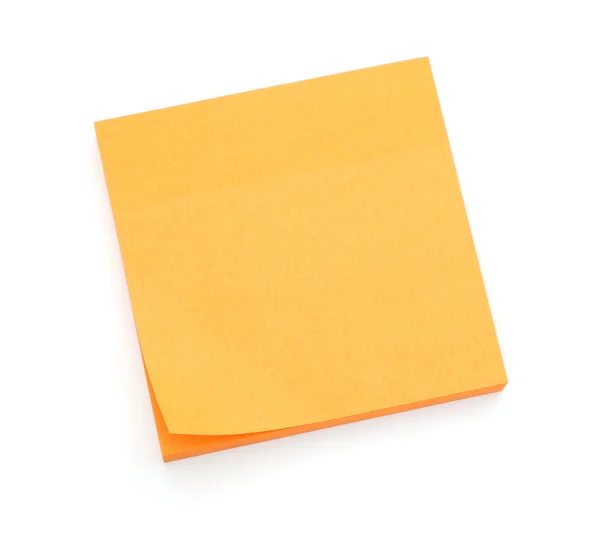 Orange post-it notes — Stock Photo, Image