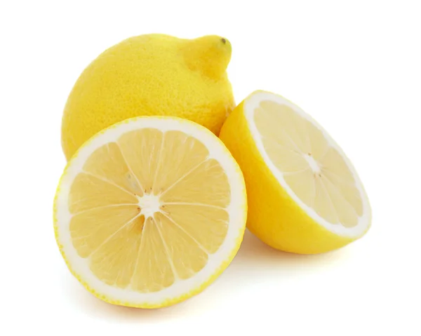 흰 배경에 고립 된 레몬 — 스톡 사진