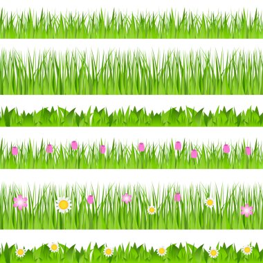 Vector Seamless Grass clipart