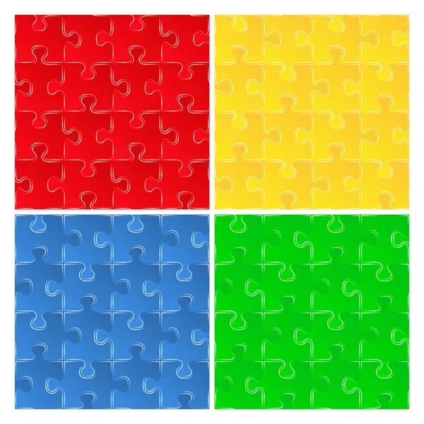 Milieux de puzzle sans couture — Image vectorielle
