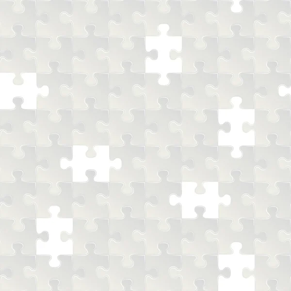 シームレスなパズルの灰色抽象的なベクトルの背景 — ストックベクタ