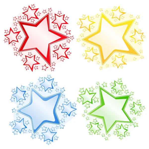 Étoiles vectorielles — Image vectorielle