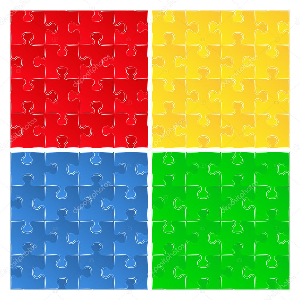 Seamless puzzle backgrounds