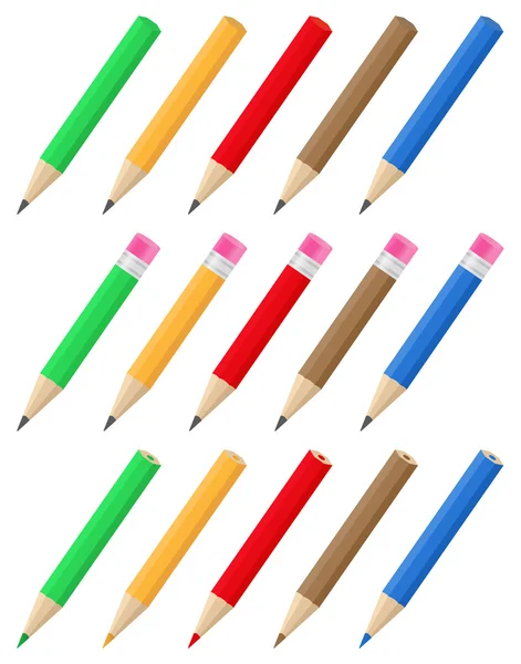 Vector Pencils — Stock Vector