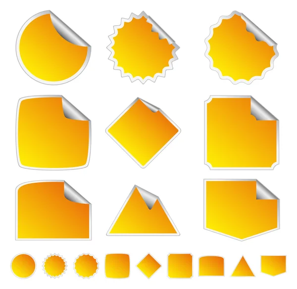 Stickers Vecteur Orange — Image vectorielle