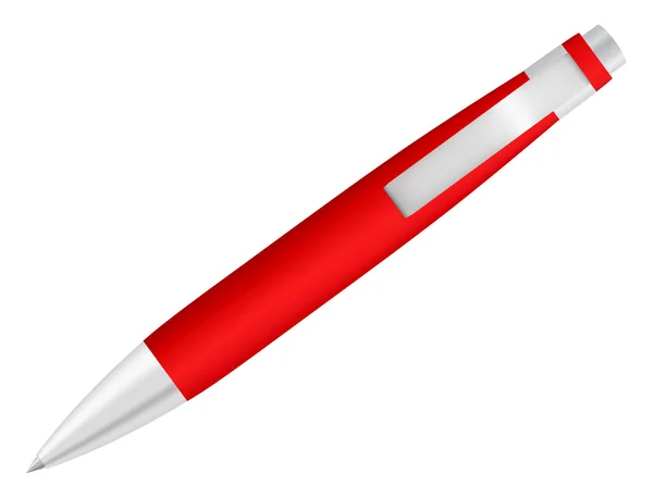 Vector caneta vermelha —  Vetores de Stock