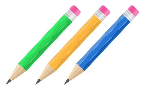 Векторные карандаши — стоковый вектор
