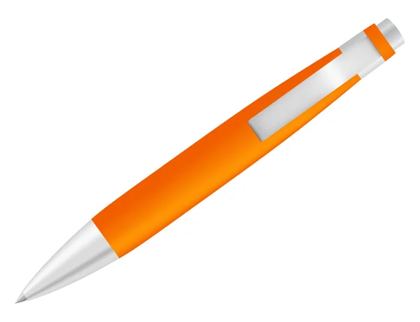 Oranje pen — Stockvector