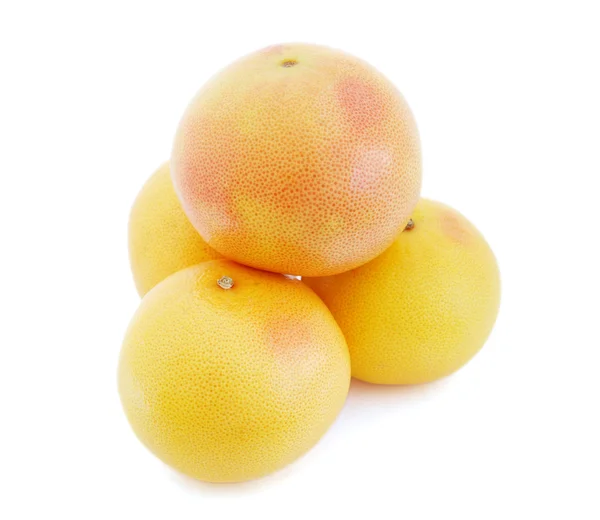 Grapefruity izolované na bílém pozadí — Stock fotografie